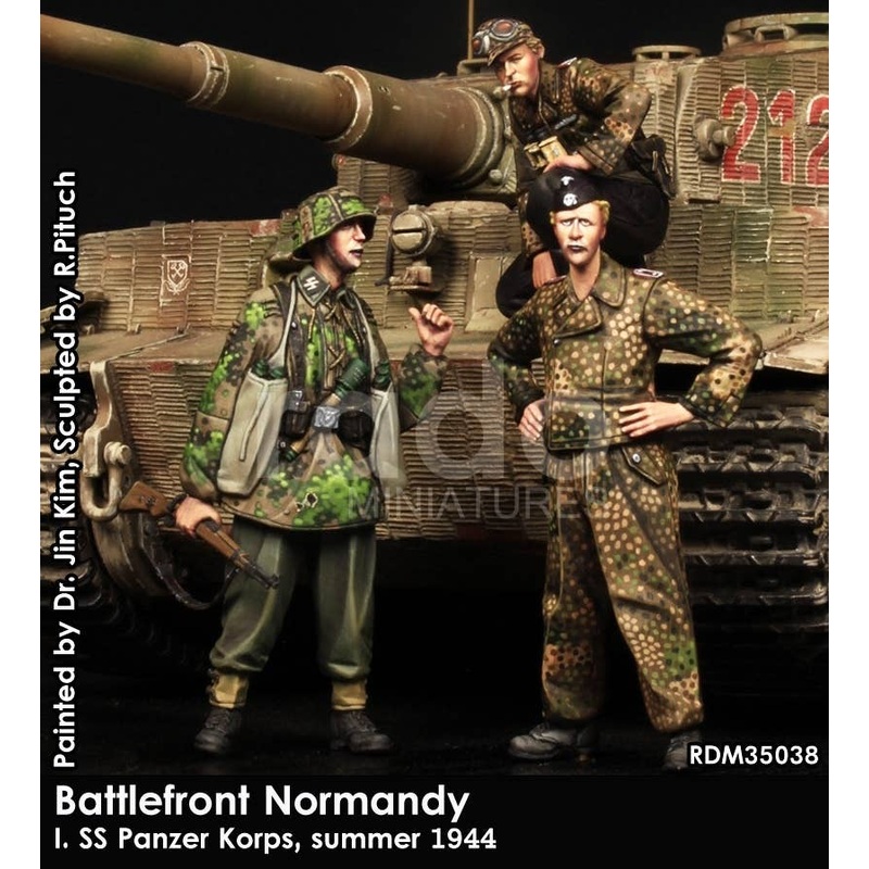 1/35 WW.II German Waffen-SS 1St Ss Panzer Corps Last Meeting Summer 1944 (3 Body Set)