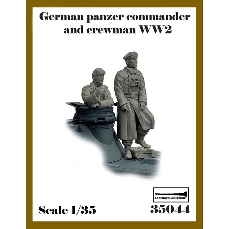 1/35 WWII German Tank Crew Early in the War #5 Front Line Command Set (2pcs)