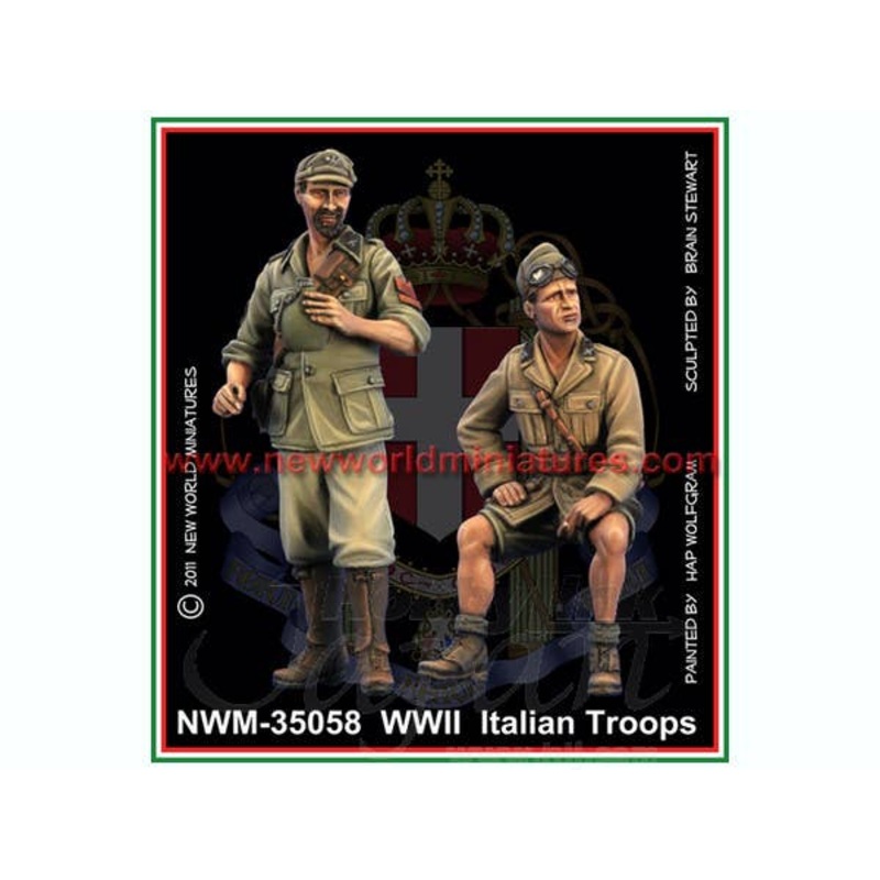 1/35 WWII Italian Troops (2 figures)