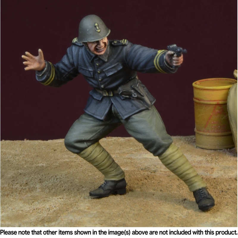1/35 Black Devils Officer, WWII Dutch Army 1940