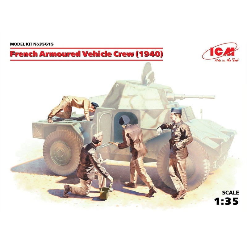 1/35 French Armoured Vehicle Crew (1940)