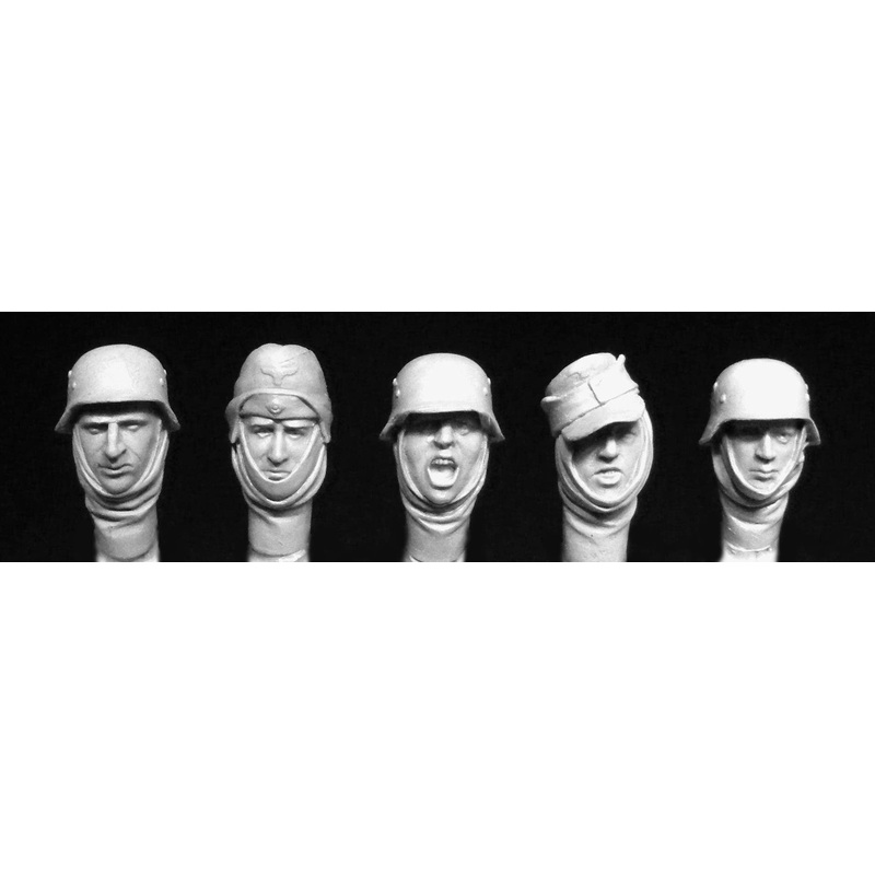 1/35 German WW2 Winter Wear Head Set (5 Types)