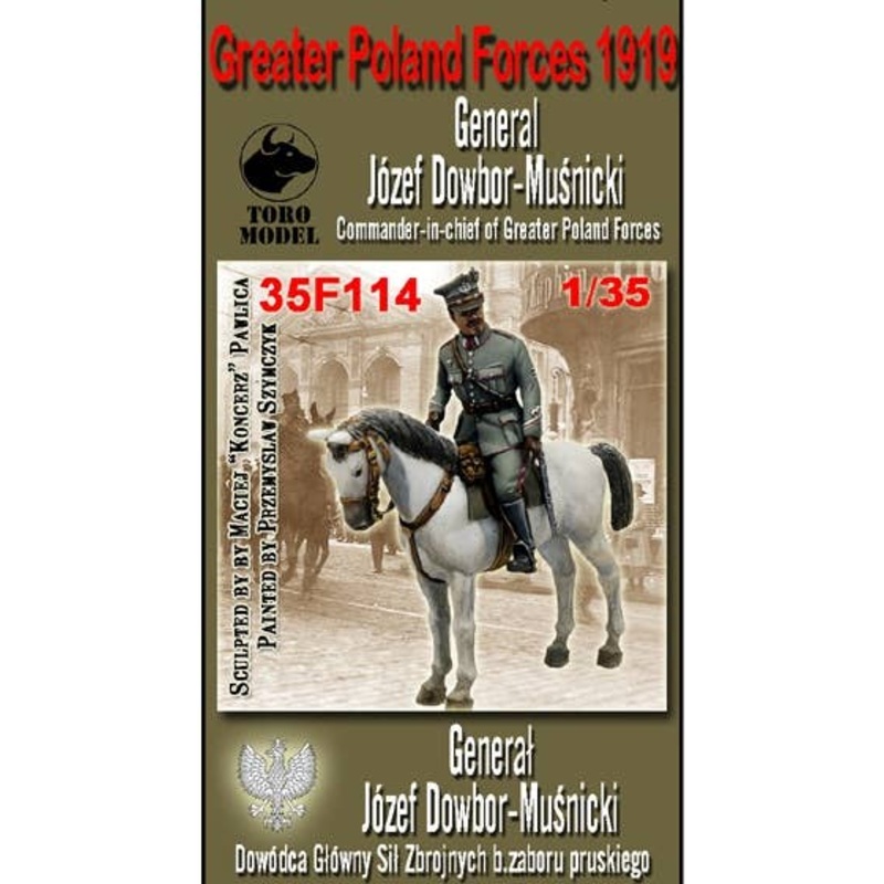 1/35 Greater Poland Forces 1919 General Jozef Dowbor-Musnicki Commander-in-chief of Greater Poland Forces