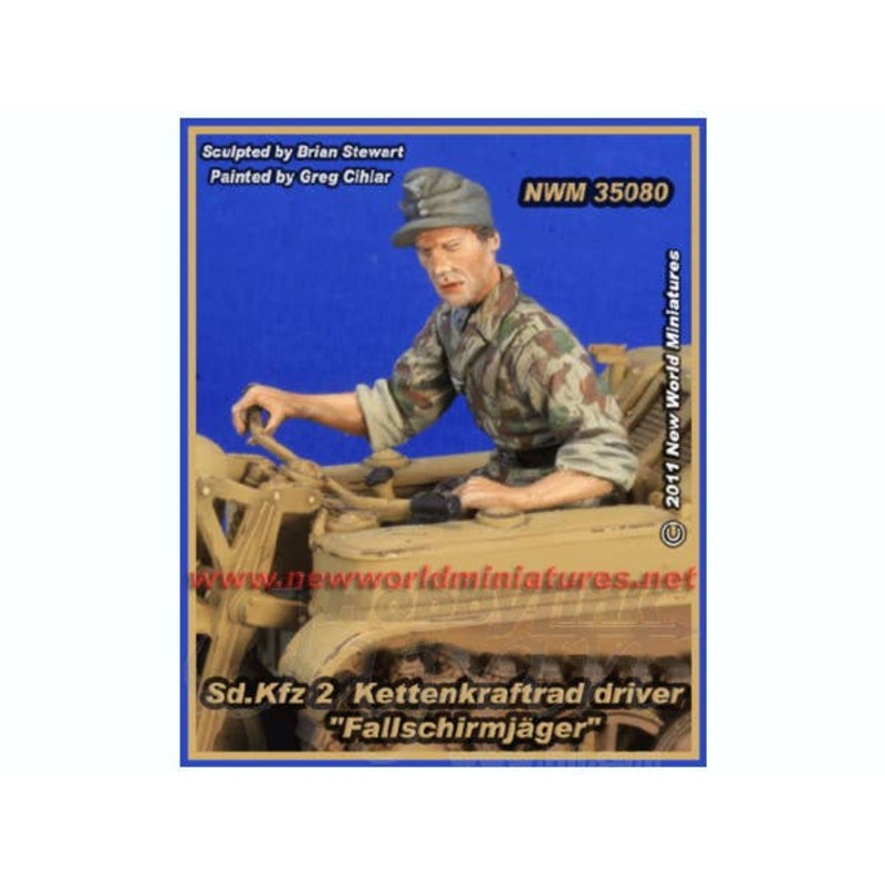 1/35 Sd.Kfz.2 Kettenkraftrad Driver Fallschirmjager