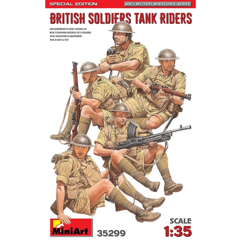 1/35 Special Edition With 5 British Tankers (With Weapons And Equipment)