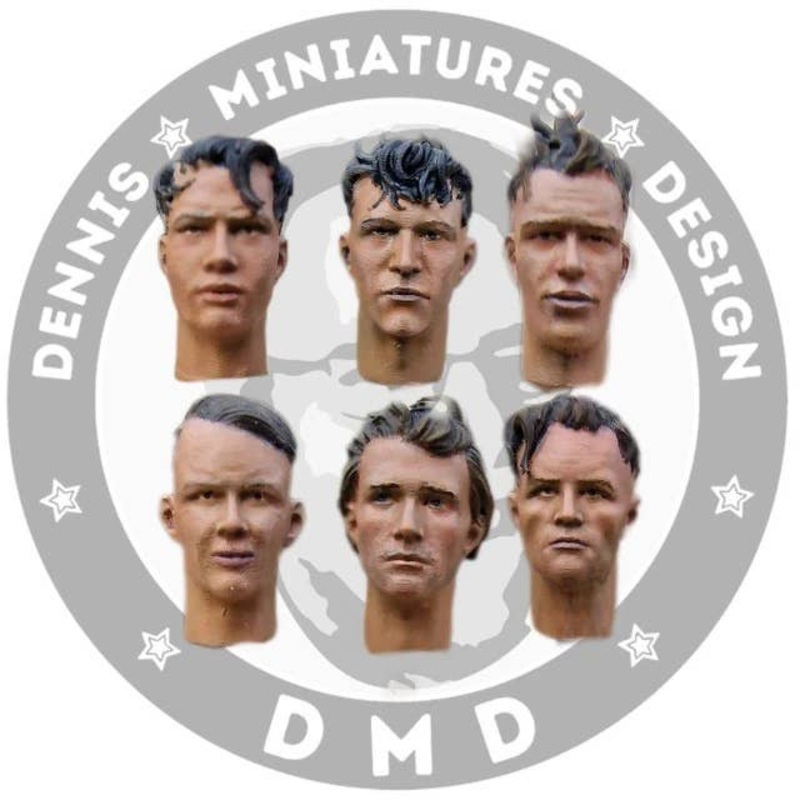 1/35 The Exhausted Pt. 1 Head Set (6pcs)