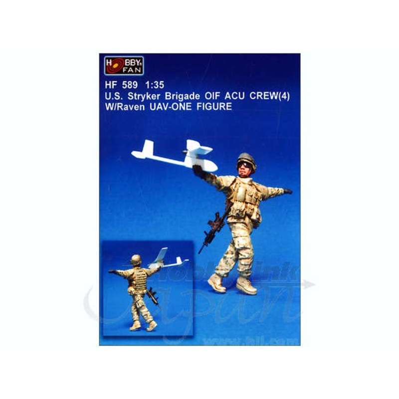 1/35 US Stryker Brigade OIF ACU Crew #4 w/Raven UAV (1