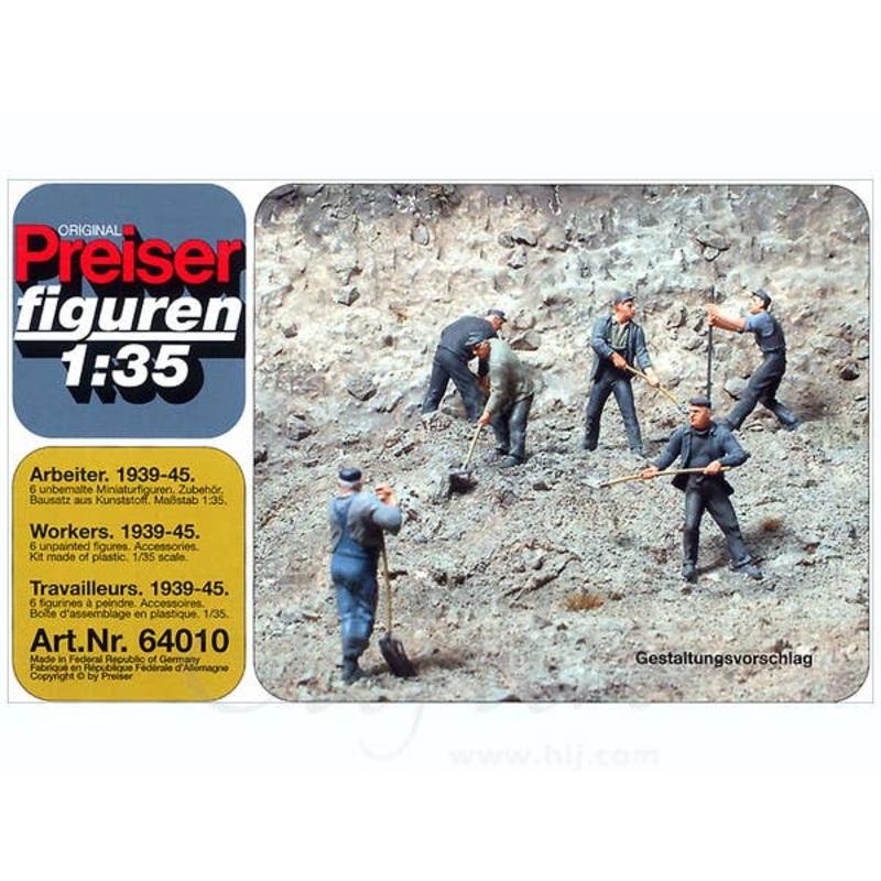 1/35 Workers 1939-45 (6pcs)