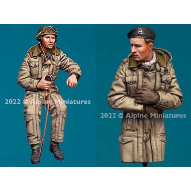 1/35 WW.II British Army Tank Commander Set Winter-prepared British Tank Commander (2)