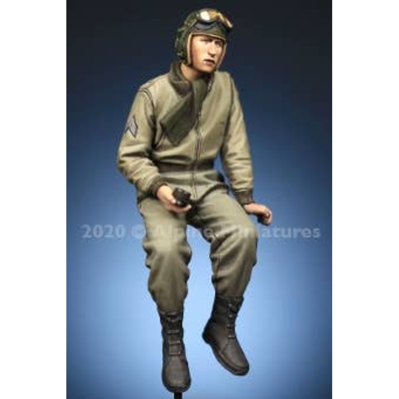 1/35 WW.II Tank Commander In U.S. Army Muffler # 2