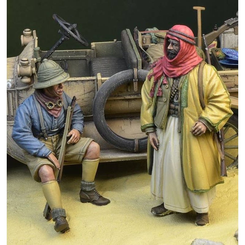1/35 WWI Anzac Soldier & Arab Warrior