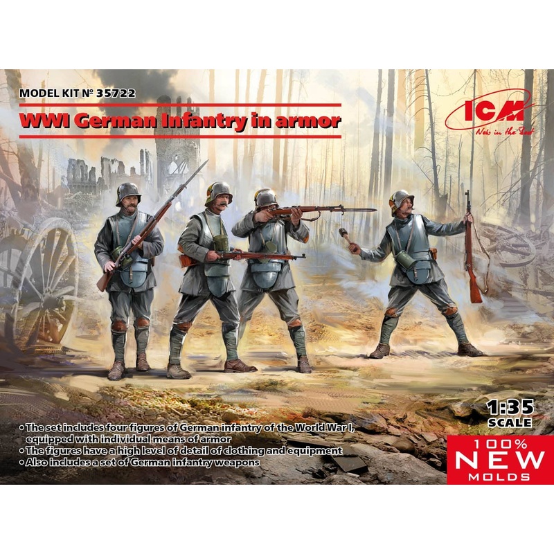 1/35 WWI German Armored Infantry