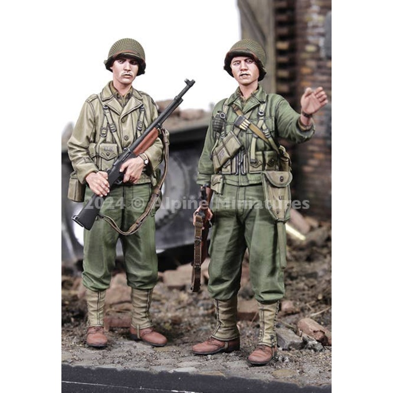 1/35 WWII US Army 2Nd Infantry Division Infantry Set (2 Pieces)