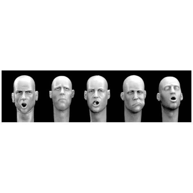 1/35 5 Different Bald Heads Eating and Drinking