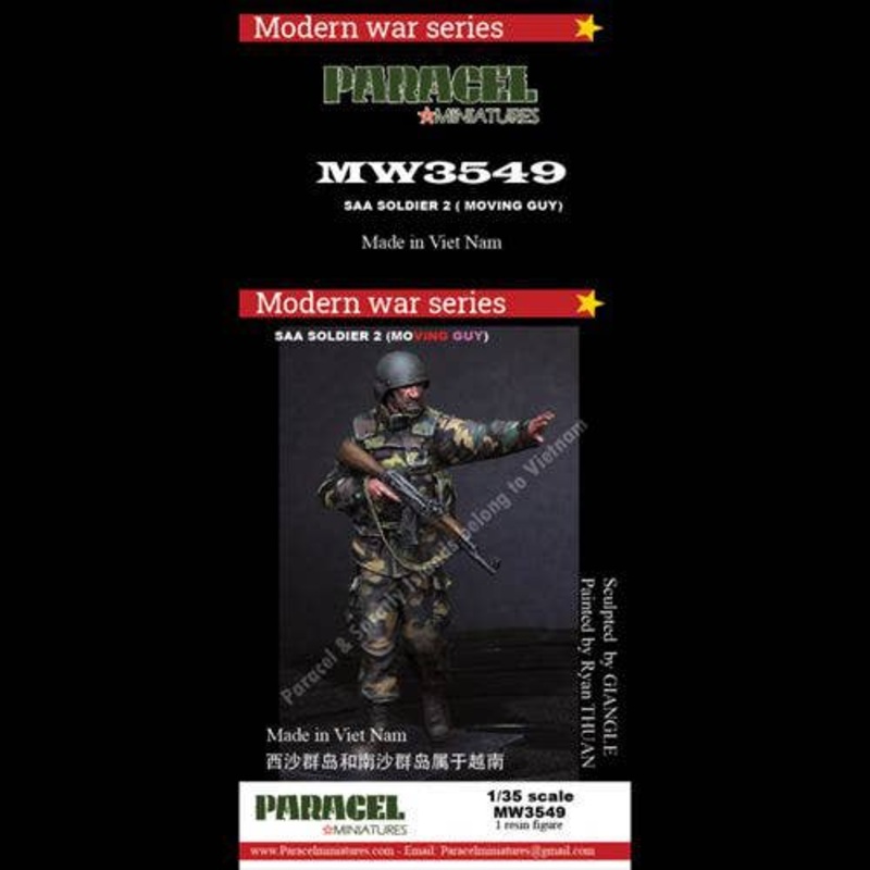 1/35 Current Use Syrian Civil War Syrian Government Forces (SAA) Infantry #2 On the Move