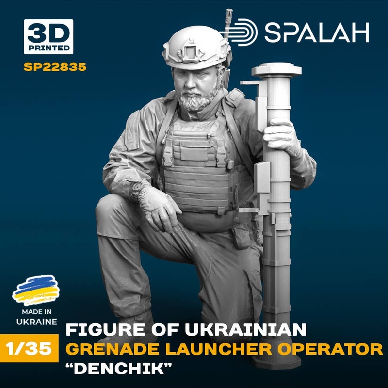 1/35 Figure Ukrainian grenade launcher operator Denchik