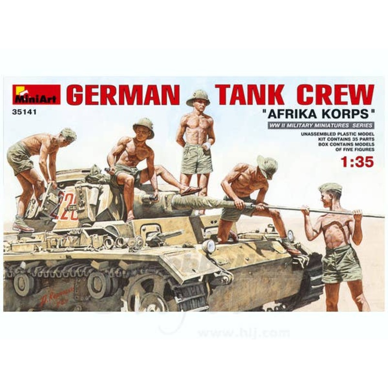 1/35 German Tank Crew Afrika Korps