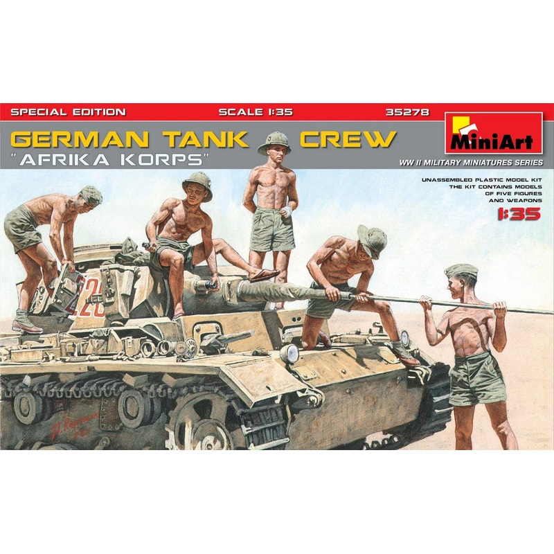 1/35 German Tank Crew "Afrika Korps" Special Edition