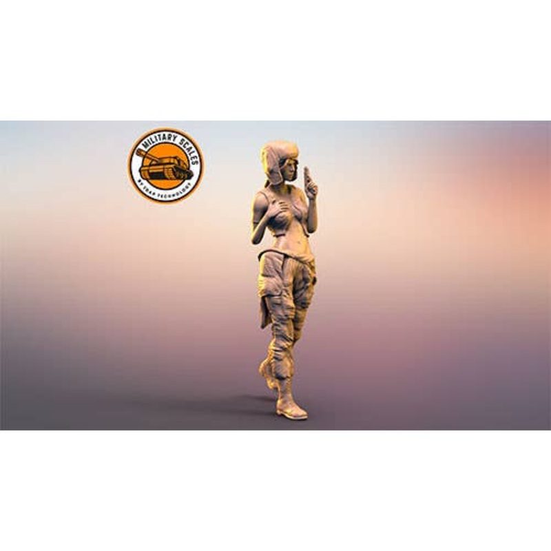 1/35 Military Girl No.6 Overall Statue