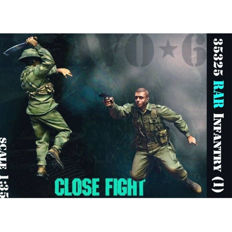 1/35 Vietnam War RAR Infantry (1) Close Battle