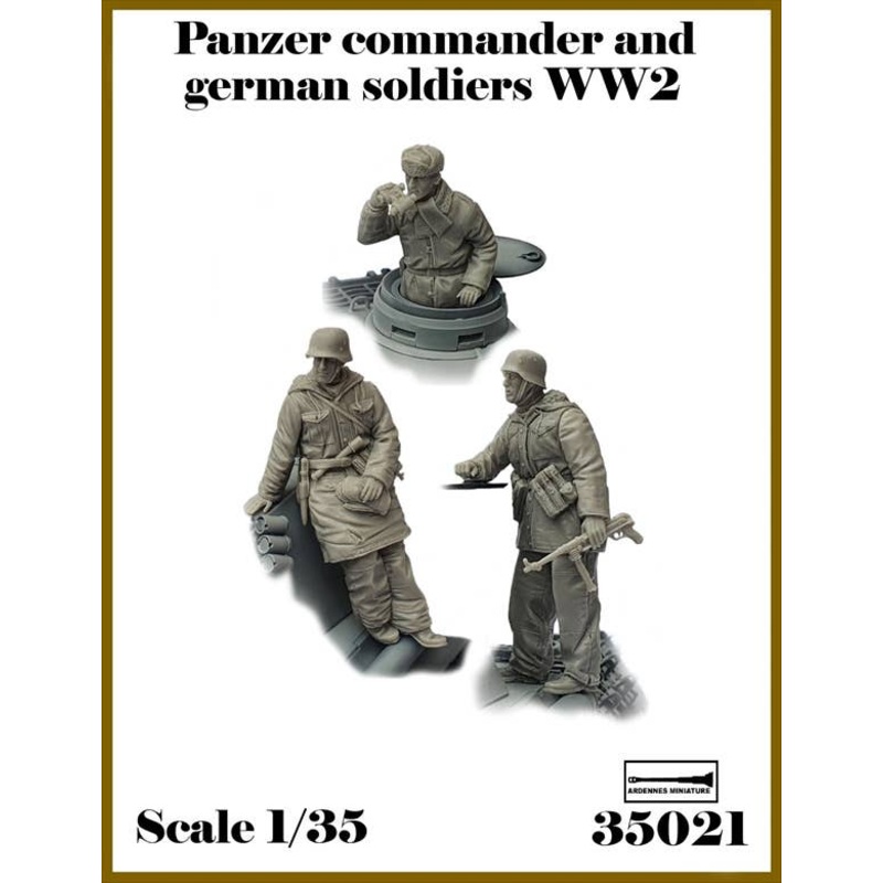 1/35 WWII German Soldier #7 Full Set (3pcs)