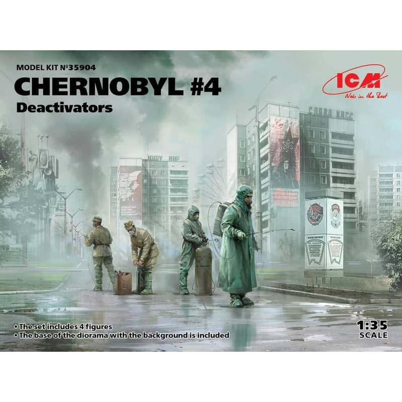 1/35 Chernobyl # 4 Decontamination Worker Set