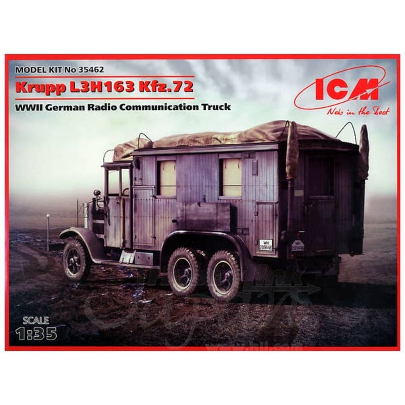 1/35 Krupp L3H163 Kfz.72 WWII German Radio