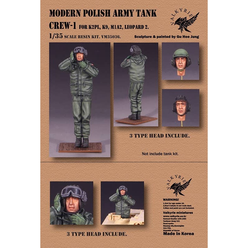 1/35 Modern Polish Army Tank Crew Set 1 (1 Figure)