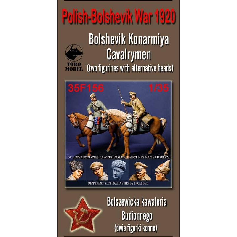 1/35 Polish-Bolshevik War 1920 - Bolshevik Konarmiya Cavalrymen (TRM35F154 +TRM35F155)