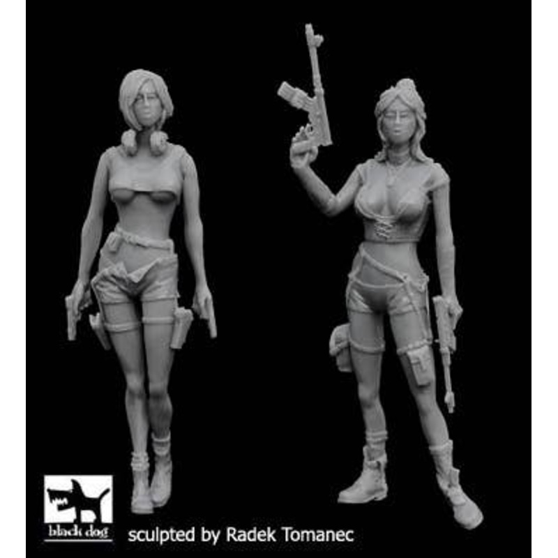 1/35 Post Apocalyptic Women Set