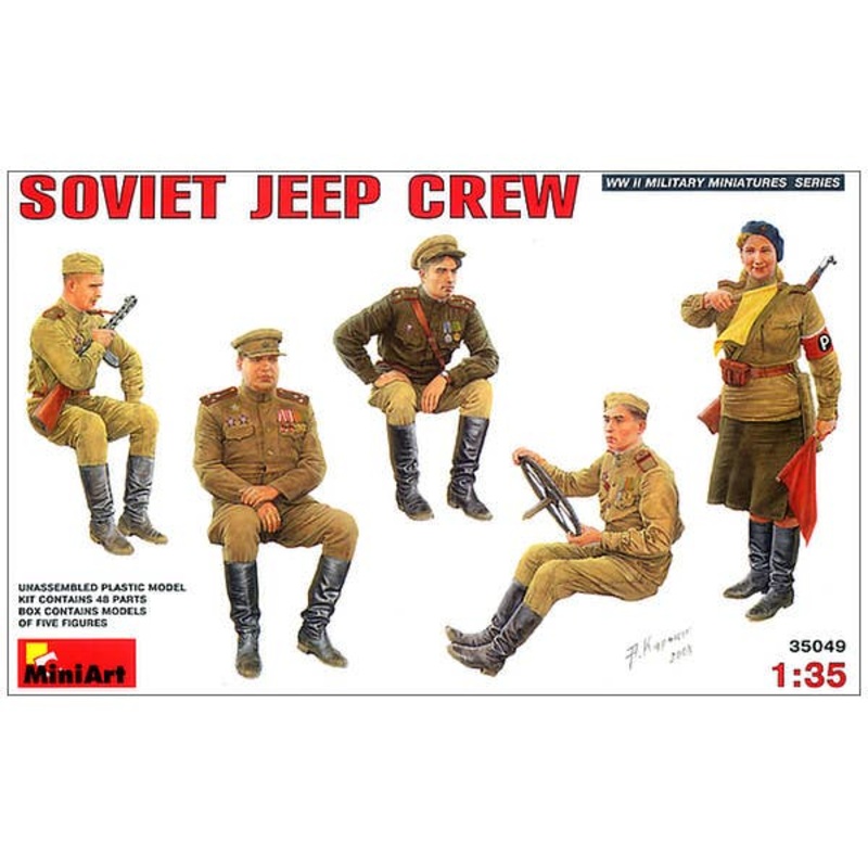 1/35 Soviet Jeep Crew 5pcs Set