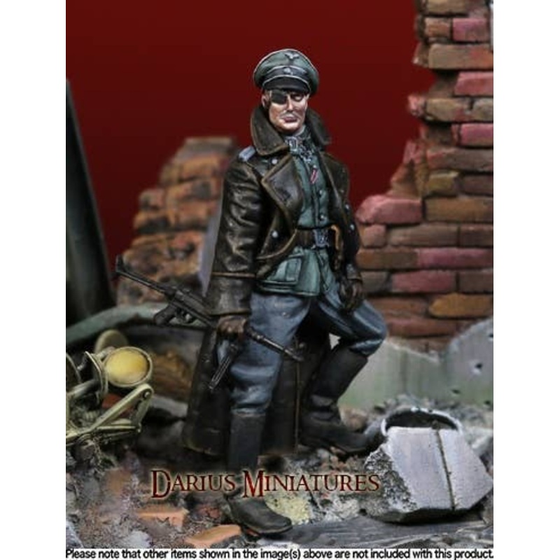 1/35 WWII German Waffen-SS Officer, One-eyed Officer