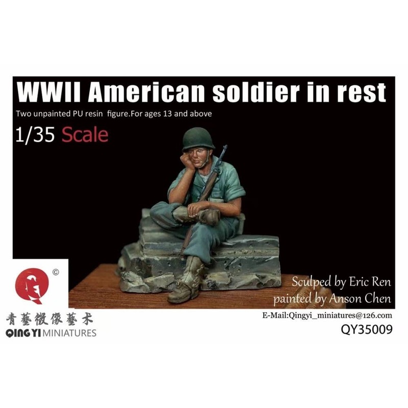 1/35 WWII U.S. Army Soldier in Rest