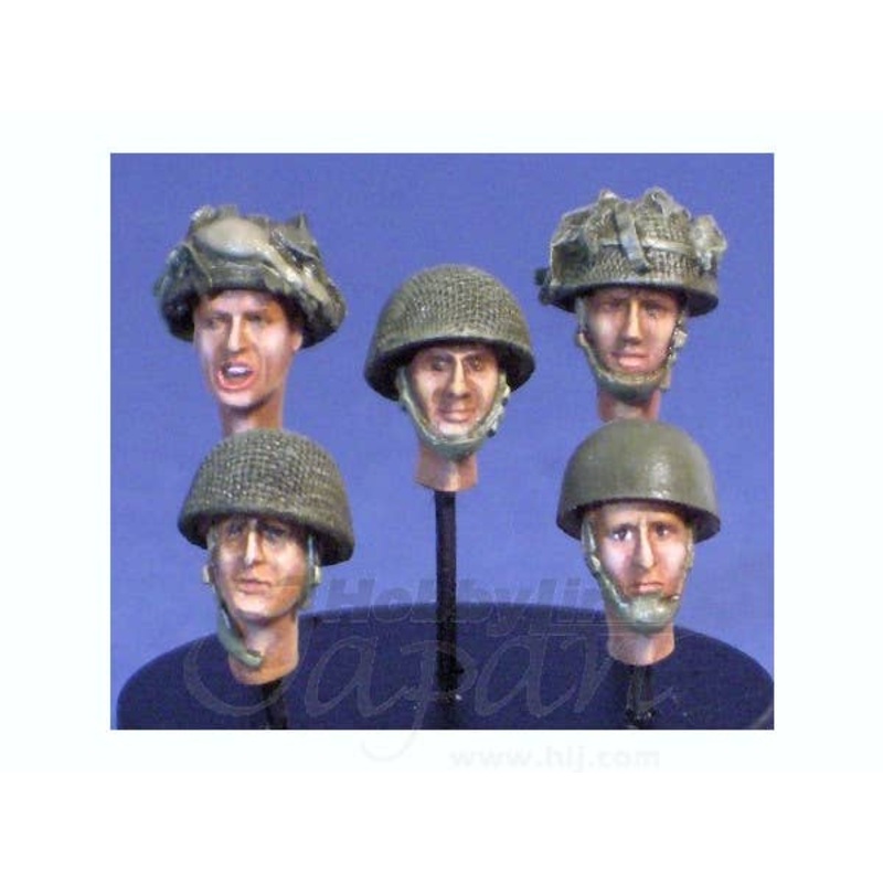 1/35 5 Airborne Heads #2
