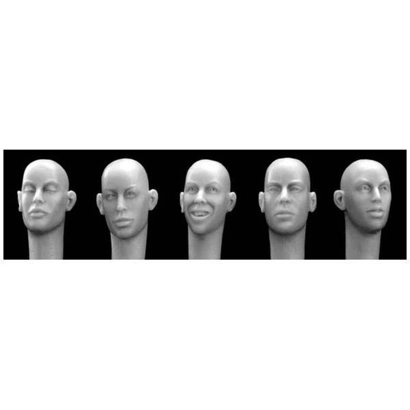 1/35 5 Female Heads without Hair
