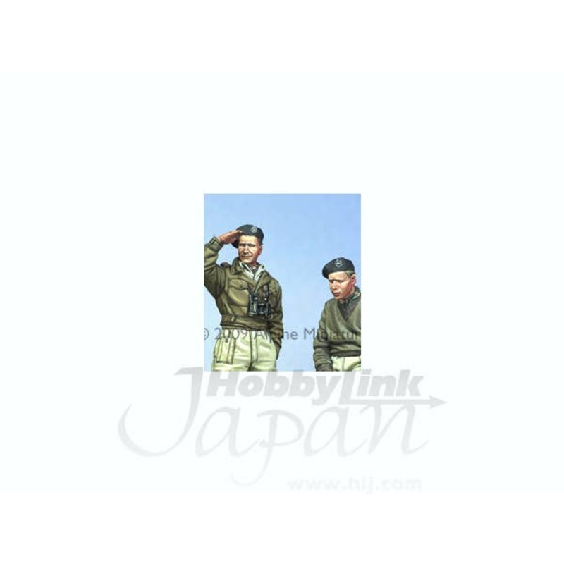 1/35 British Armored Crew Set (2 Figures & Puppy)