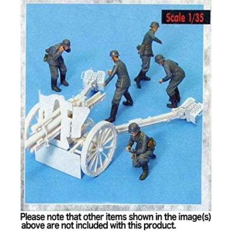 1/35 German Field Gun Personnel Set 5 Pcs