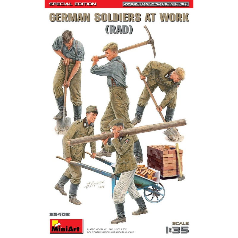 1/35 German Soldiers (RAD) Working