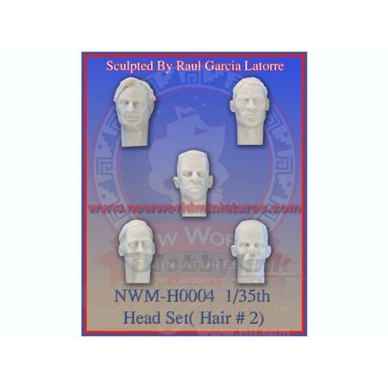1/35 Head Set (Hair #02)