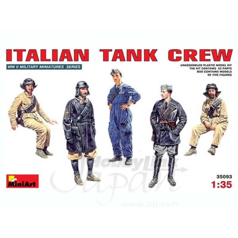 1/35 Italian Tank Crew (5 Figures)