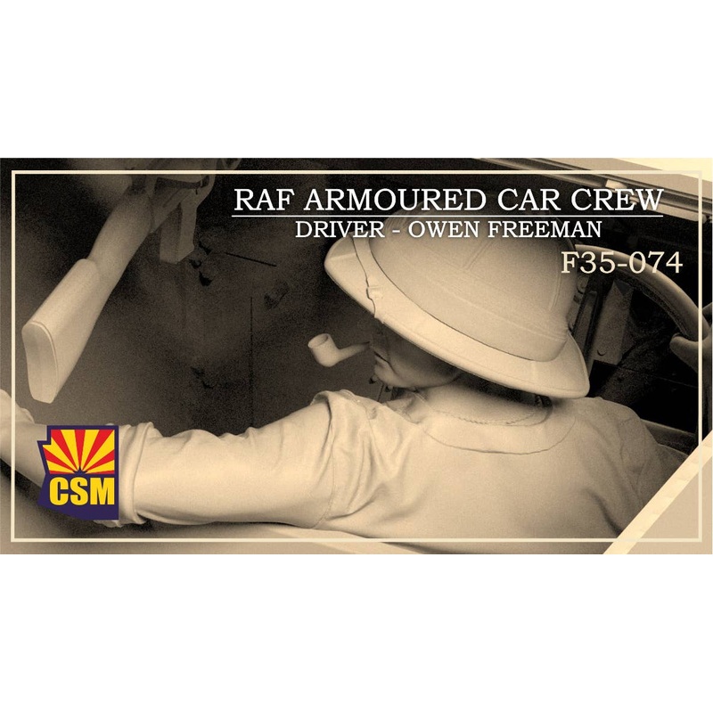 1/35 RAF ARMOURED CAR CREW Driver - Owen Freeman