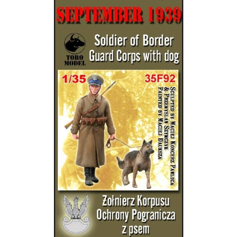 1/35 September 1939 Soldier of Border Guard Corps with Dog