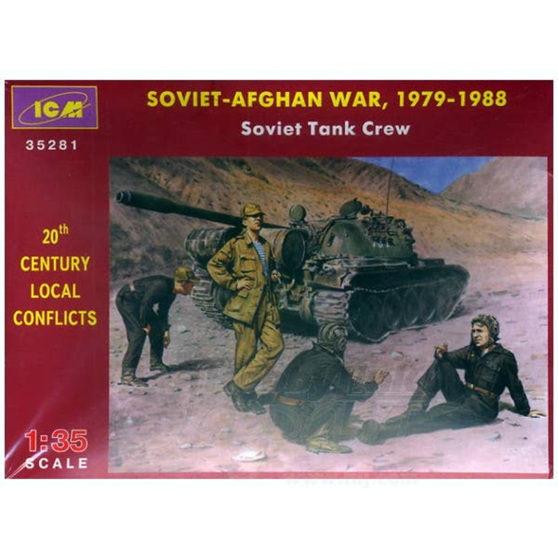 1/35 Soviet-Afghan War 1979-1988 Soviet Tank Crew