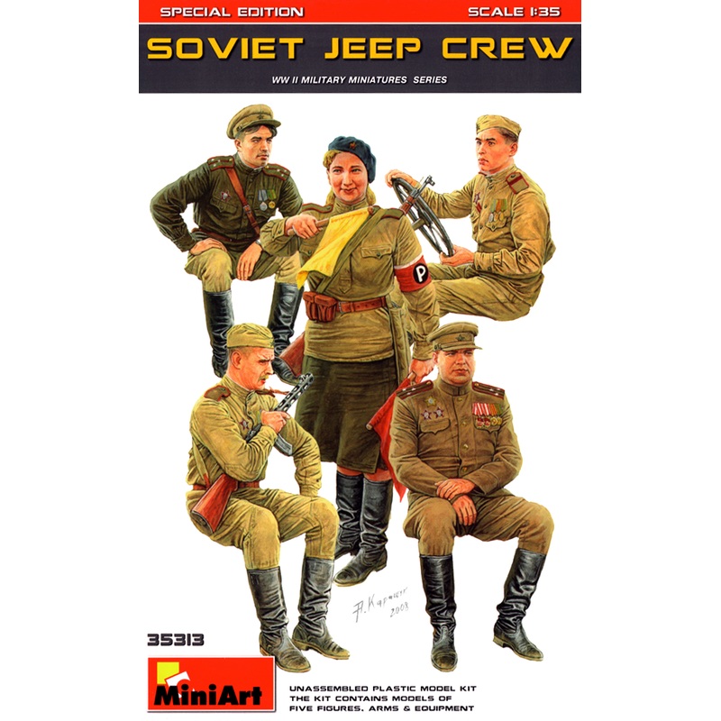 1/35 Soviet Jeep Crew. Special Edition