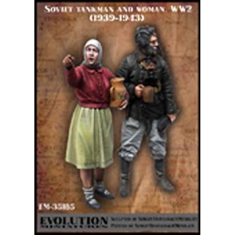 1/35 Soviet Tankman & Woman WW2 (1939-1943)