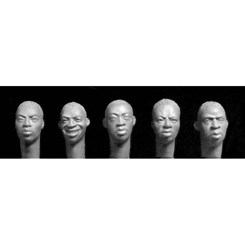 1/35 Sub-Saharan Africans (5 Heads)