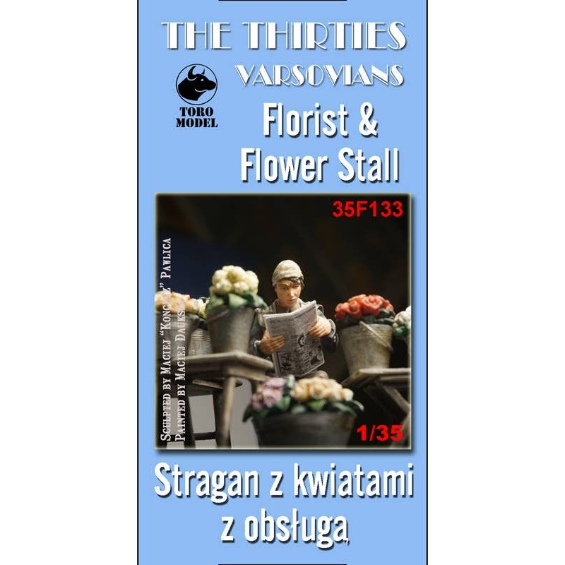 1/35 The Thirties Varsovia Florist & Flower Stall (35029 + 35F128)