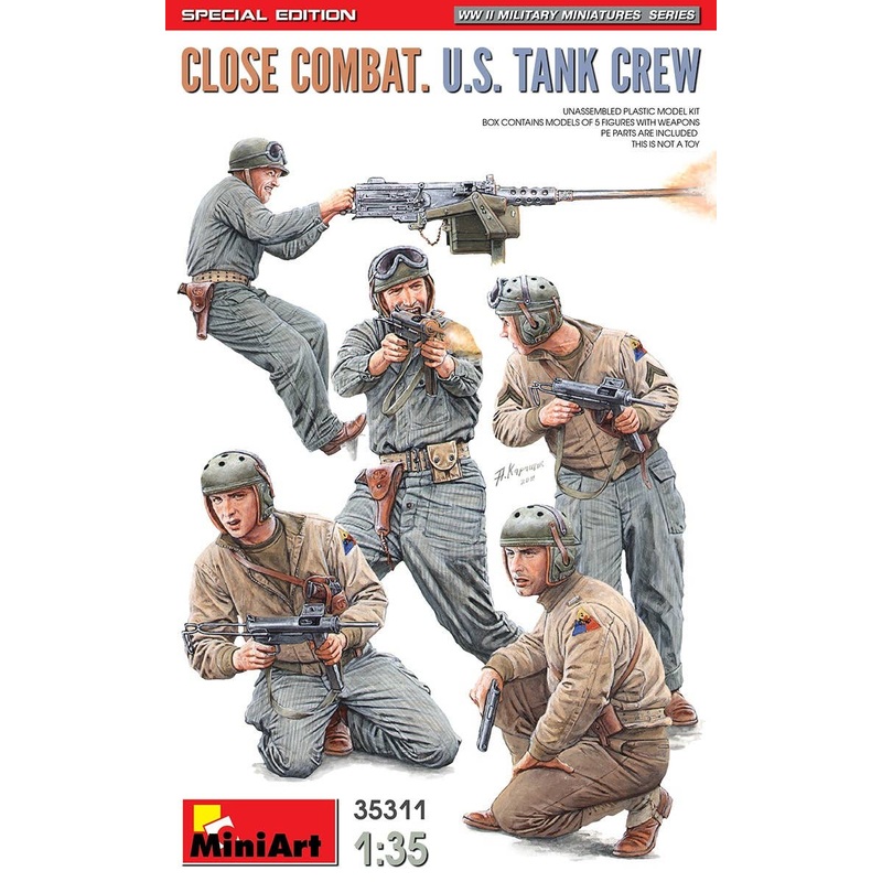 1/35 U.S. Tank Soldier (During Close Combat) With 5 Weapons Special Edition
