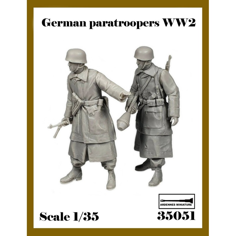 1/35 WWII German Fallschirmjager Set (2pcs)