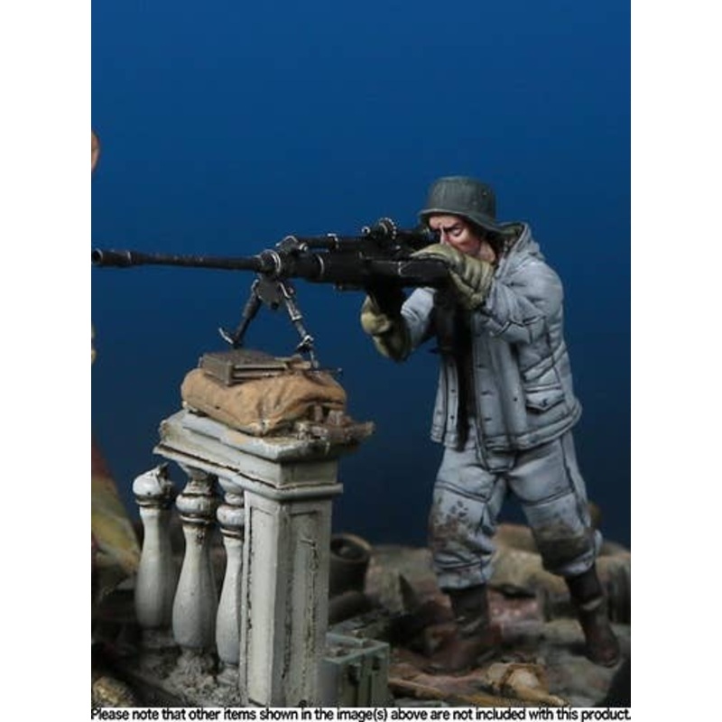 1/35 WWII German Solothurn Anti-tank Rifle Shooter